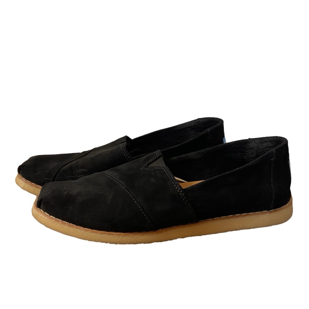 Toms Black Suede Shoes, Women’s size 8.5